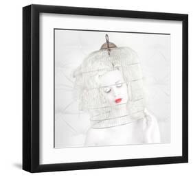 Birdcage Love-null-Framed Art Print