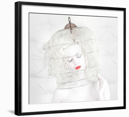 Birdcage Love-null-Framed Art Print