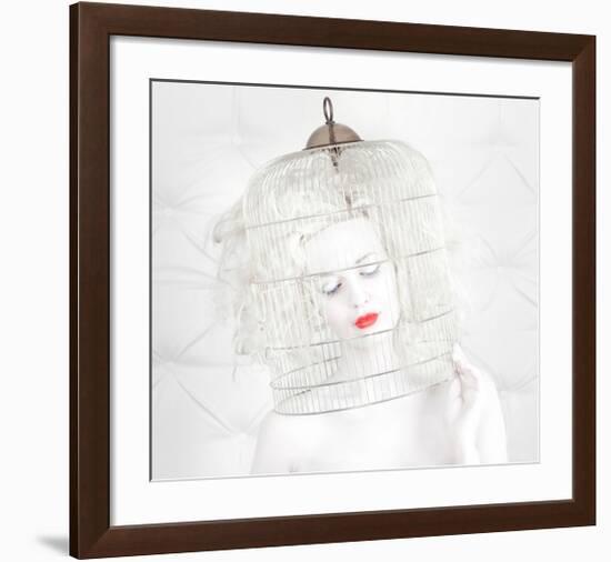 Birdcage Love-null-Framed Art Print