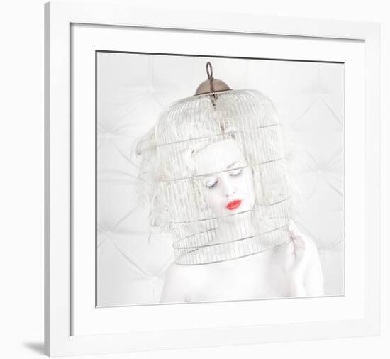 Birdcage Love-null-Framed Art Print