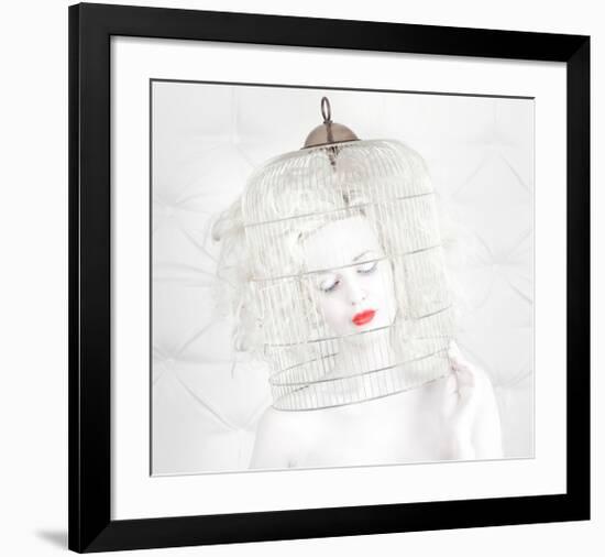 Birdcage Love-null-Framed Art Print