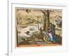 Birdcatchers Using Traps Baited with Rats to Capture Hawks-Jan van der Straet-Framed Giclee Print