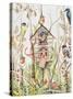 Birdhouse 23094-Janneke Brinkman-Salentijn-Stretched Canvas