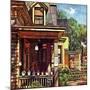 "Birdhouse Builder," May 8, 1948-John Falter-Mounted Giclee Print