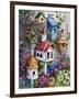 Birdhouse Cottage-Barbara Mock-Framed Giclee Print