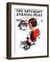 "Birdhouse," Saturday Evening Post Cover, June 21, 1924-Charles A. MacLellan-Framed Premium Giclee Print