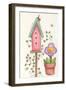 Birdhouse-Beverly Johnston-Framed Giclee Print