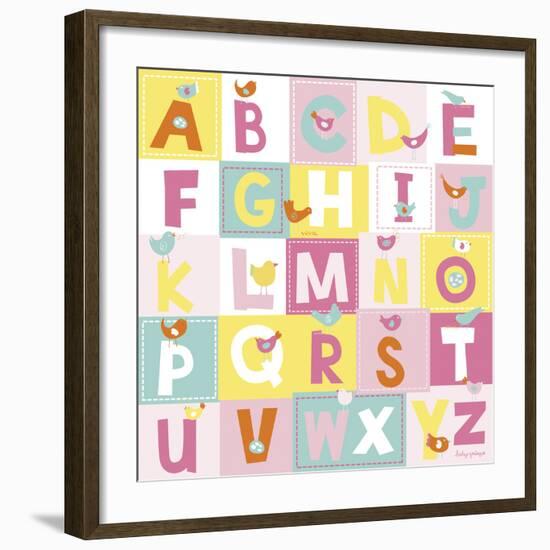 Birdie Alphabet-Lesley Grainger-Framed Giclee Print