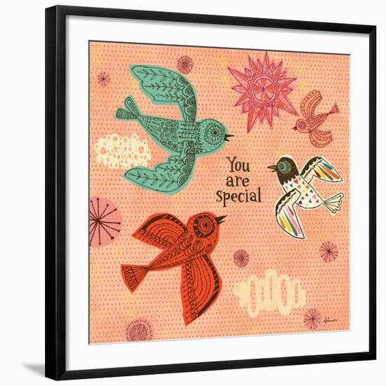 Birdie Bliss 1-Richard Faust-Framed Art Print