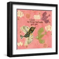 Birdie Bliss 2-Richard Faust-Framed Art Print