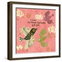 Birdie Bliss 2-Richard Faust-Framed Art Print