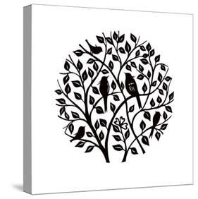 Birdie Bush-Yasemin Wigglesworth-Stretched Canvas