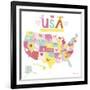 Birdie USA-Lesley Grainger-Framed Giclee Print