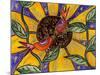 Birdies and Sunflower-Wyanne-Mounted Giclee Print