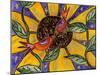 Birdies and Sunflower-Wyanne-Mounted Giclee Print