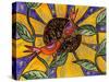 Birdies and Sunflower-Wyanne-Stretched Canvas