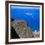 Birdman Petroglyphs at Orongo Ceremonial Village on Rim of Crater Rano Kau, Easter Island, Chile-Geoff Renner-Framed Photographic Print