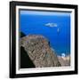 Birdman Petroglyphs at Orongo Ceremonial Village on Rim of Crater Rano Kau, Easter Island, Chile-Geoff Renner-Framed Photographic Print