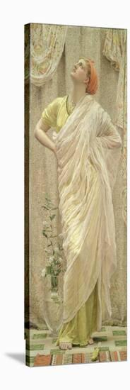 Birds (Also known as Canaries) (Oil on Canvas)-Albert Joseph Moore-Stretched Canvas