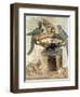 Birds and an Ambushing Cat, from Pompeii, 1st Century Ad-null-Framed Giclee Print