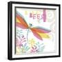 Birds and Bees I-Ken Hurd-Framed Giclee Print