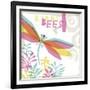 Birds and Bees I-Ken Hurd-Framed Giclee Print