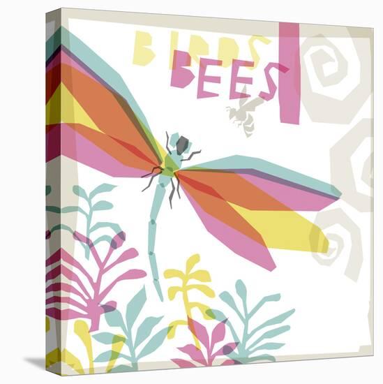 Birds and Bees I-Ken Hurd-Stretched Canvas