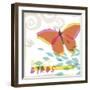 Birds and Bees II-Ken Hurd-Framed Giclee Print