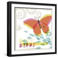 Birds and Bees II-Ken Hurd-Framed Giclee Print