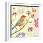 Birds and Bees II-Daphne Brissonnet-Framed Art Print