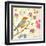 Birds and Bees II-Daphne Brissonnet-Framed Art Print