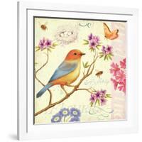 Birds and Bees II-Daphne Brissonnet-Framed Art Print