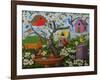 Birds and Birdhouses-Robert Wavra-Framed Giclee Print