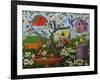 Birds and Birdhouses-Robert Wavra-Framed Giclee Print