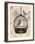 Birds and Blooms I-Todd Williams-Framed Art Print