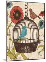 Birds and Blooms III-Todd Williams-Mounted Art Print