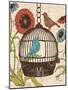 Birds and Blooms III-Todd Williams-Mounted Art Print