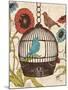 Birds and Blooms III-Todd Williams-Mounted Art Print