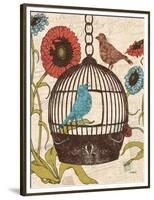 Birds and Blooms III-Todd Williams-Framed Premium Giclee Print
