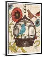 Birds and Blooms III-Todd Williams-Framed Premium Giclee Print