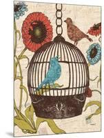 Birds and Blooms III-Todd Williams-Mounted Premium Giclee Print