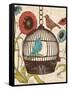 Birds and Blooms III-Todd Williams-Framed Stretched Canvas