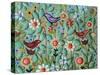 Birds and Blooms-Karla Gerard-Stretched Canvas