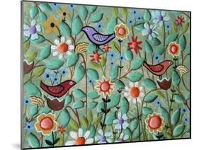 Birds and Blooms-Karla Gerard-Mounted Giclee Print