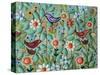 Birds and Blooms-Karla Gerard-Stretched Canvas