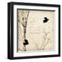 Birds and Branches I-Amy Melious-Framed Art Print