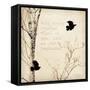 Birds and Branches I-Amy Melious-Framed Stretched Canvas