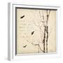 Birds and Branches II-Amy Melious-Framed Art Print