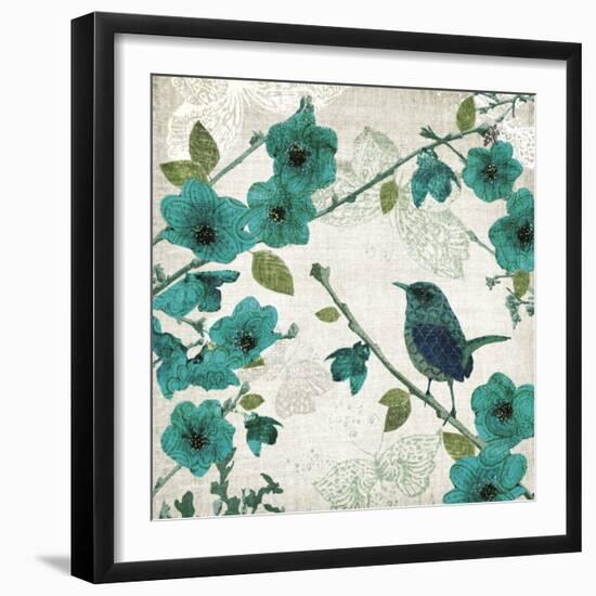 Birds and Butterflies I-Tandi Venter-Framed Art Print