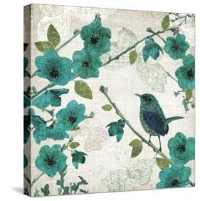 Birds and Butterflies I-Tandi Venter-Stretched Canvas